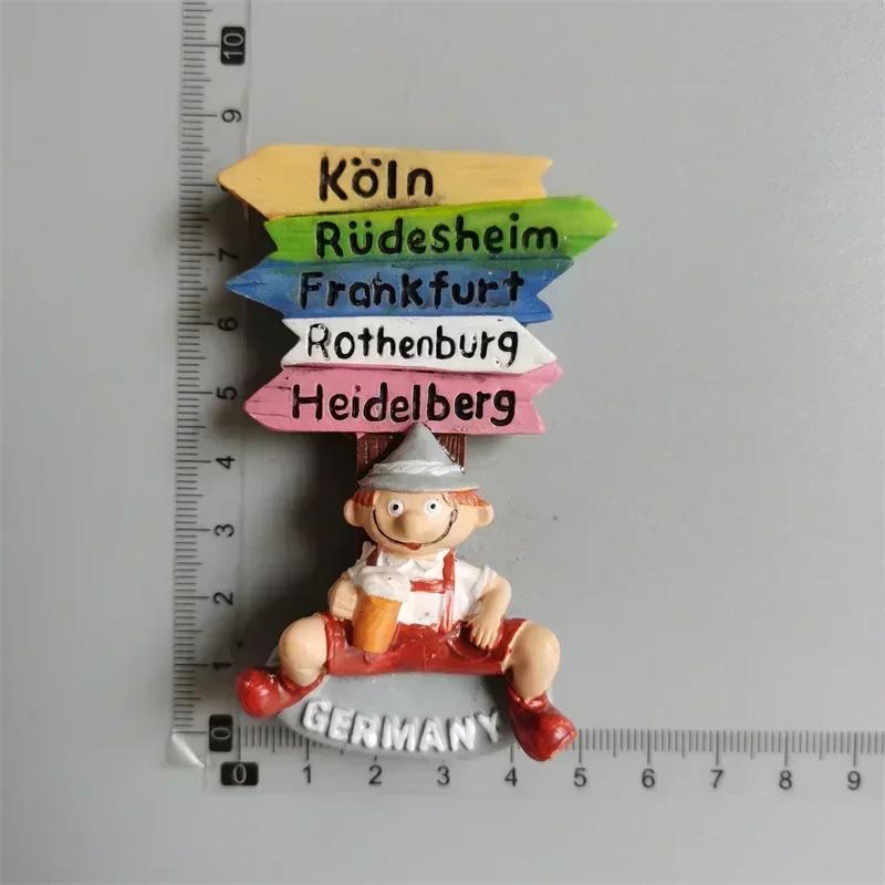 Germany Fridge Magnets Cuckoo Clock Mug Berlin Munich Dresden Frankfurt Freiburg Neuschwanstein Refrigerator Magnets Sticker
