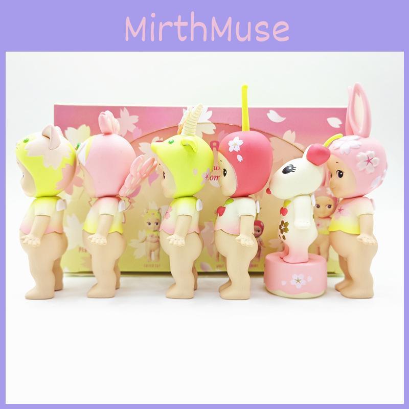 Delightful Pvc Blind Box Angel Figurines Cherry Blossom Series Perfect For Cake Toppers And Heartwarming Valentine's Gifts