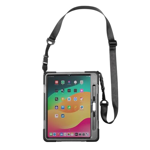 Sanwa Supply PDA-IPAD1717BK3 Shockproof Case for iPad Pro 11-inch (M4/2024)