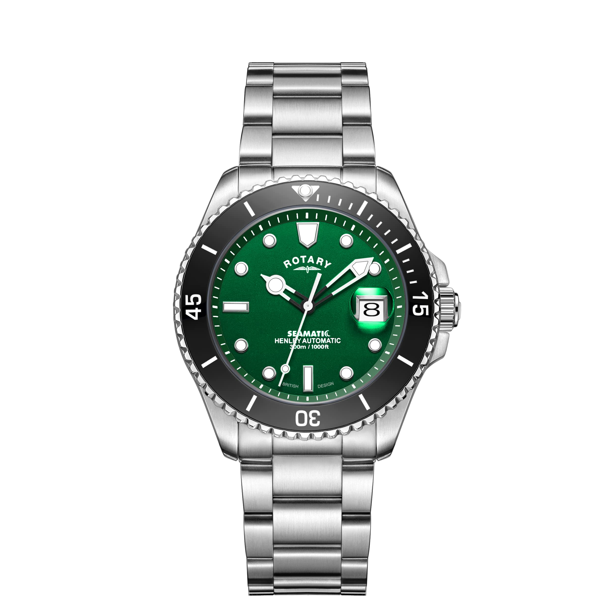 

Watch Rotary HENLEY DIVER SEAMATIC Silver [ROTARY] Diver s GB05430/78 Men s