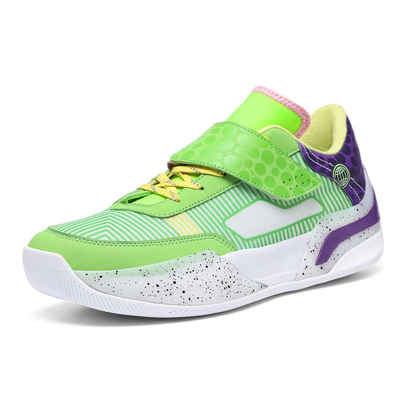

2026 New Couples Basketball Sneakers High Quality Basketball Training Shoes Convenient Basketball Shoes Adult Outdoor Sneakers 45 зелений