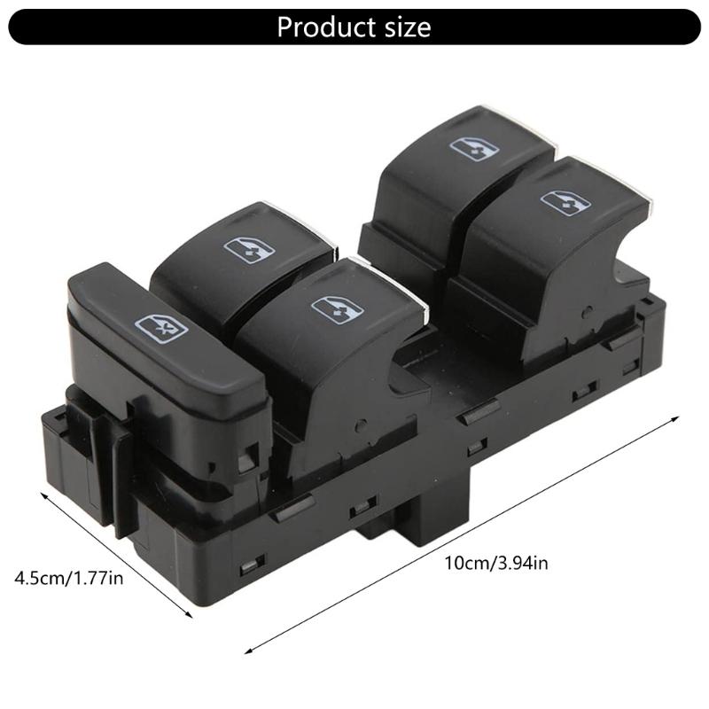 Glass Lift Switch ABS Power Window Switch 5G0959857E Replacements Precisions Feedback Window Switch Car Spare Part for Car 