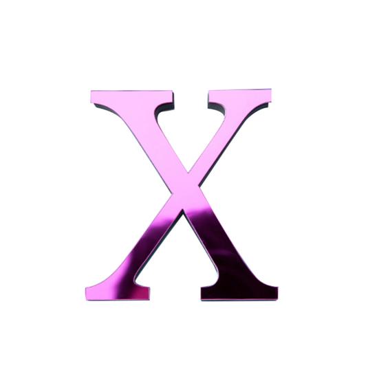 

AZ буква алфавита акриловая зеркальная настенная художественная наклейка «сделай сам» X