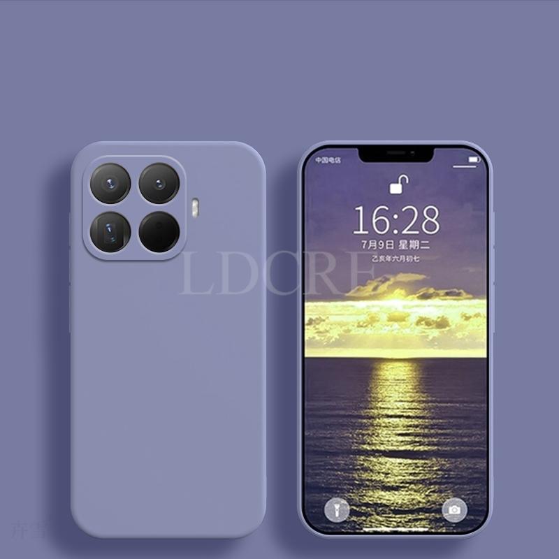 For Xiaomi 15T Pro Case Liquid Silicone Cover Xiaomi 15T Pro Case TPU Plain Rubber Phone Protector Case Xiaomi 15T Pro Cover