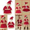 Luxurious Children's Christmas Costumes Santa Claus Boys And Girls Ensemble For Festive Fun