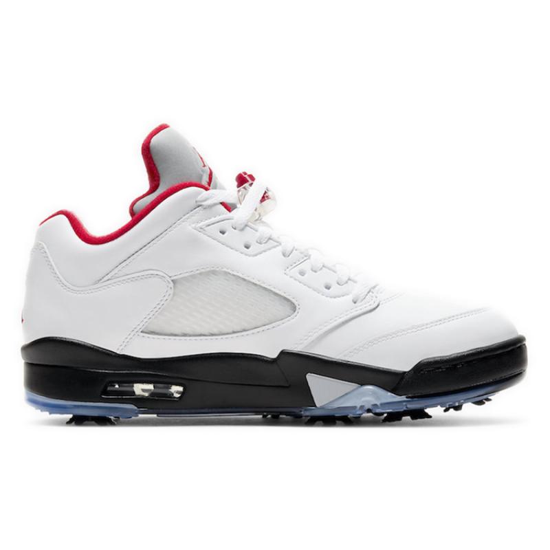 Jordan 5 Retro Low Golf Fire Red Silver Tongue Jordan CU4523-100