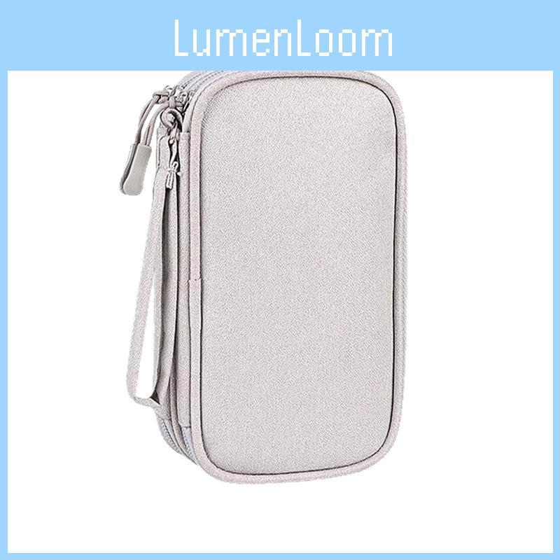 Travel Power Bank Cable Organizer With Minimalist Design For Portable Electronics