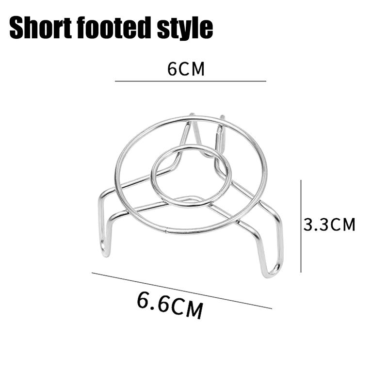1 шт. Ультрамини паровая решетка Маленькая из нержавеющей стали Высота и высота Маленькая ножка Решетка для кастрюли для здоровья Термокружка Маленькая решетка для кастрюли 3 размера