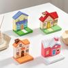 Miniature Garden Ornaments, Resin Fairy Tale House Shape, Outdoor Decor for Patio Gardens DIY Landscape Accessories
