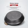 Traditional Cast Iron Skillet with Steel Lid