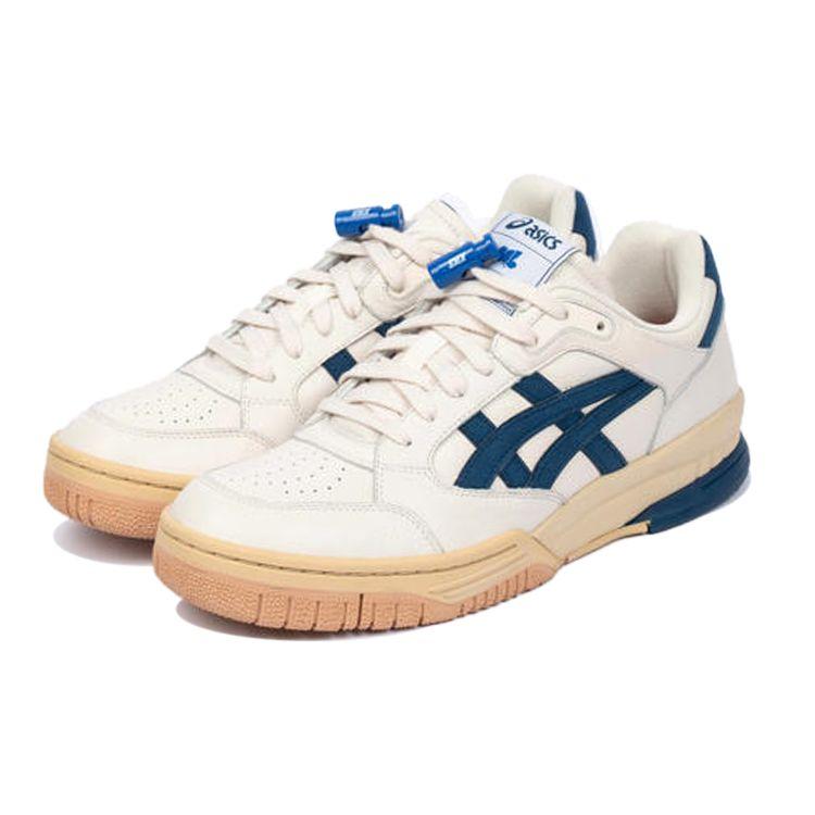 Asics Kiks X  Gel-Spotlyte Casual National Domination Shanghai White Magnolia Retro Basketball Shoes Unisex Sneakers Blue 1203A240-104