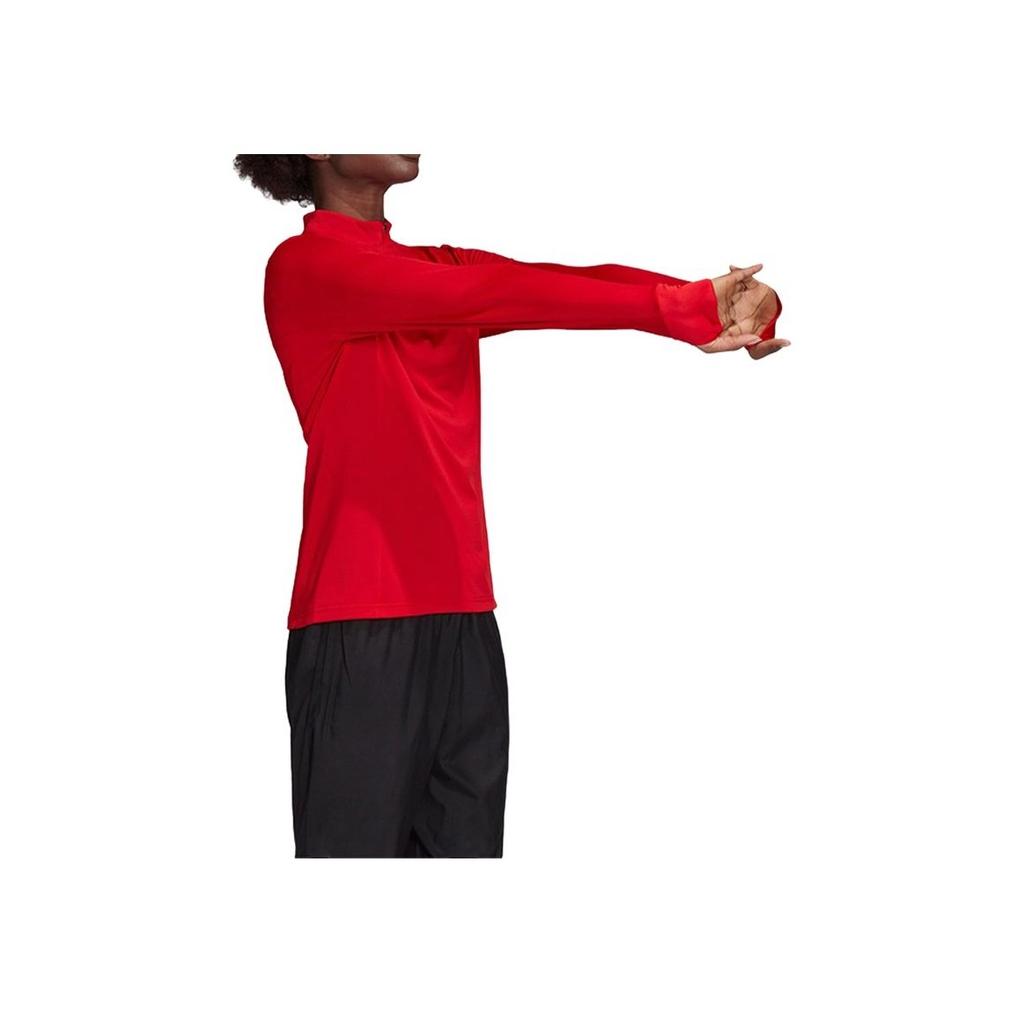 adidas Breathable Soft Comfortable Long Sleeve T-Shirt Women Tops Red GE5833