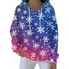 Women's Fashion Casual Hooded Loose Printed Long Sleeve Sweatshirt