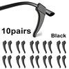 60/20pcs Anti-slip Silicone Ear Grip Glasses Eyeglasses Leg Ear Hook Stopper Bracket Fastener Accessories Eyewear Holder