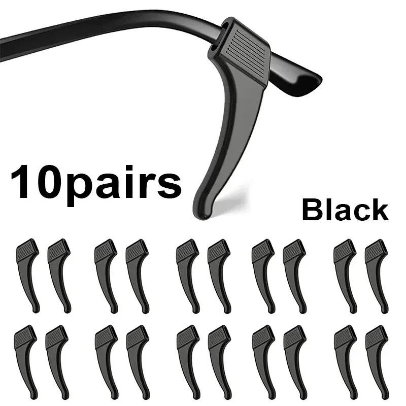 60/20pcs Anti-slip Silicone Ear Grip Glasses Eyeglasses Leg Ear Hook Stopper Bracket Fastener Accessories Eyewear Holder