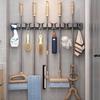 Mop And Broom Storage Rack Mop Rack Wall Mounted Strong Broom Mop Rack Comes With Hook Storage Rack To Hang Broom
