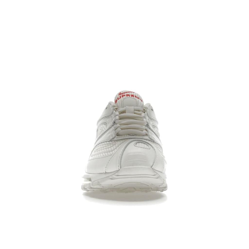 Supreme x Nike Air Max 98 TL SP Branco Tênis Unissex Prata Metálico Vela DR1033-100