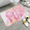VIKAMA Adorable Anime Style Decorative Rug Suitable For Living Rooms Hallways And Games Rooms Home Decor