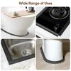 1 rotolo di nastro sigillante per WC impermeabile e antimuffa, nastro sigillante autoadesivo per cucina e bagno, nastro impermeabile per bagno