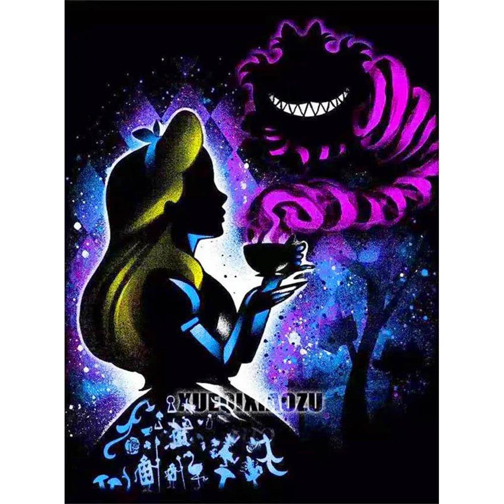 Stitch Diamond Painting Disney Prinzessin 5D DIY Vollrund_Quadrat Mosaik Stickerei Kinderzimmer Dekoration Handgemachtes Geschenk