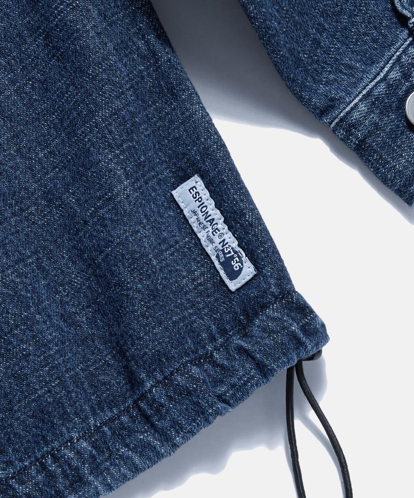 Espionage Kaihara Denim Ray Parka Mid Indigo