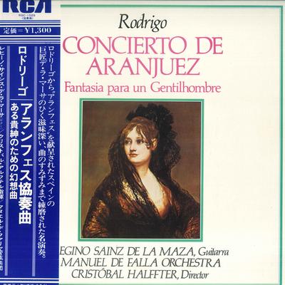 LP Record REGINO SAINZ DE LA MAZA MANUEL DE   Rodrigo Concierto De ARANJUEZ RGC1029 RCA 1972 Japan Classical Used