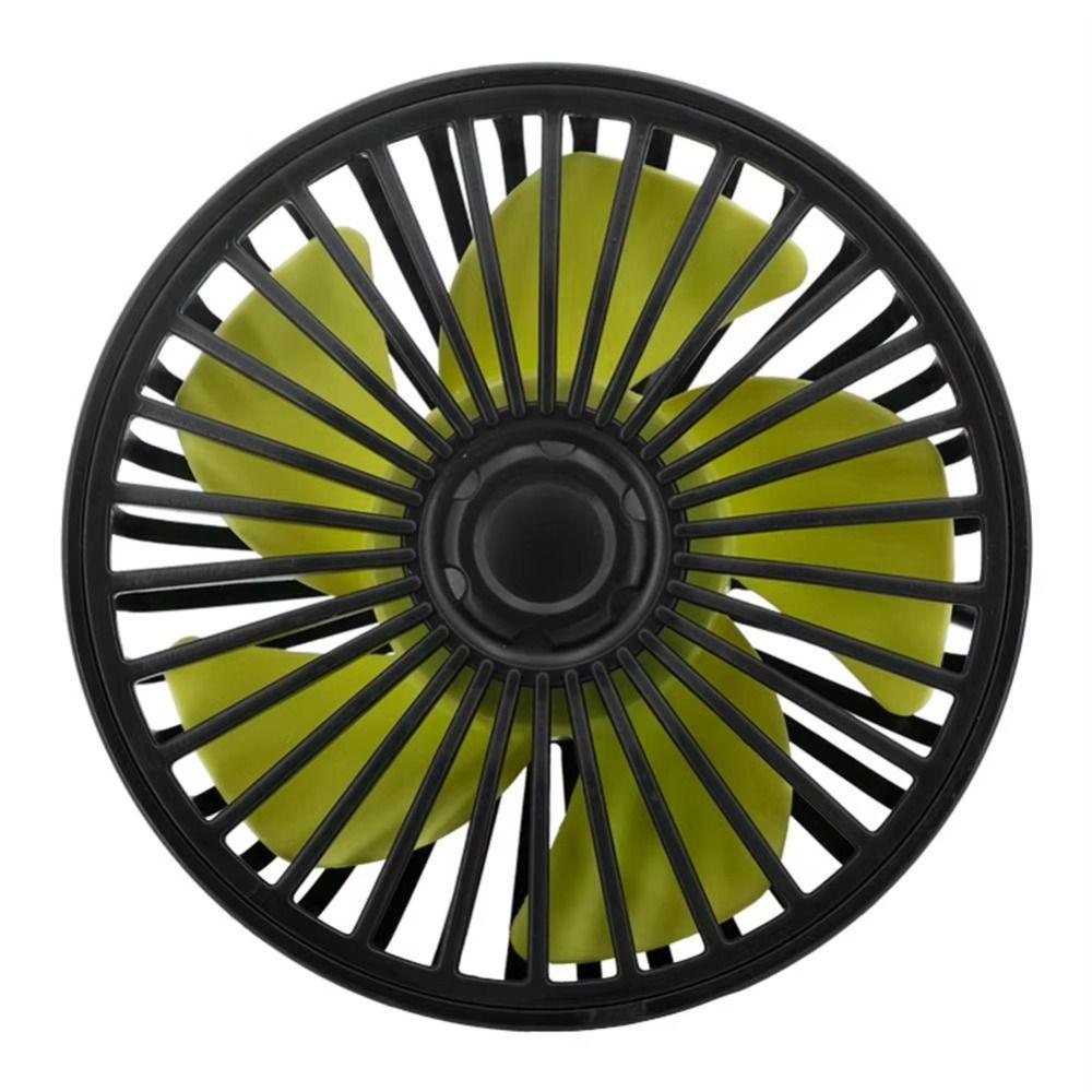 5 Fan Blades Car Back Seat Fan USB 360 Rotation Fan Auto Headrest Cooling Fan  Headrest Ventilation
