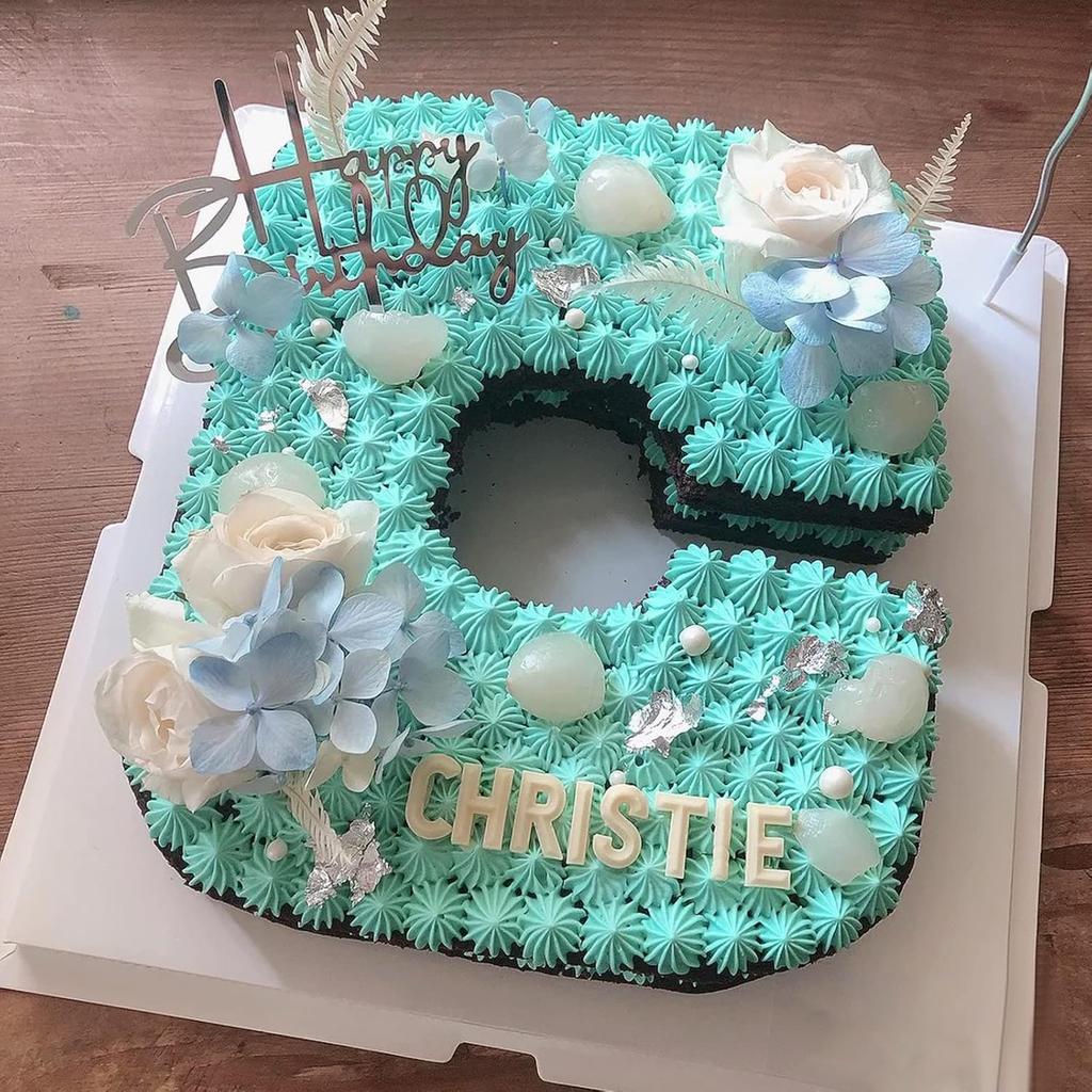 26 Capital Letter Fondant Molds, Alphabet Number 0-9 Chocolate Cake Decorating Silicone Mold 2pcs Birthday Party Anniversary Valentine's Day Candy