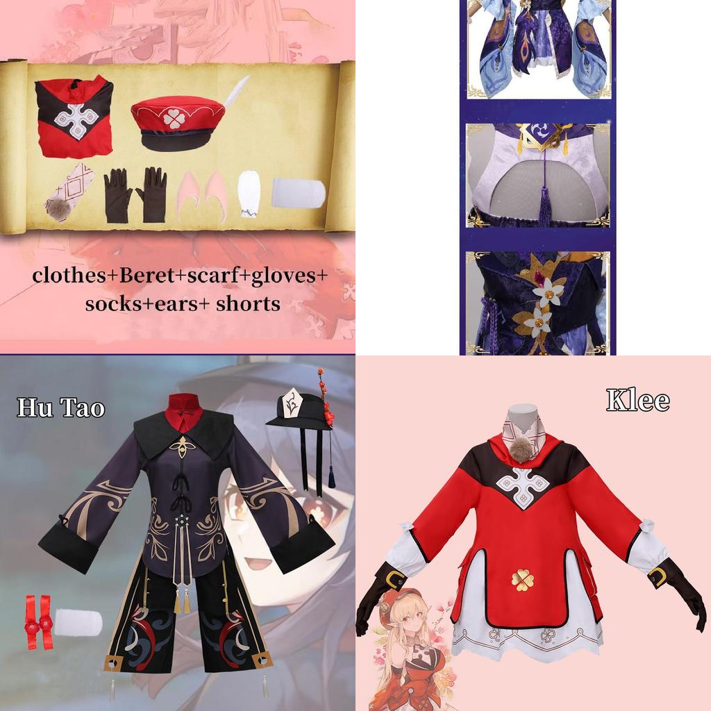 High-quality Polyester Cosplay Costume For Genshin Impact Fans