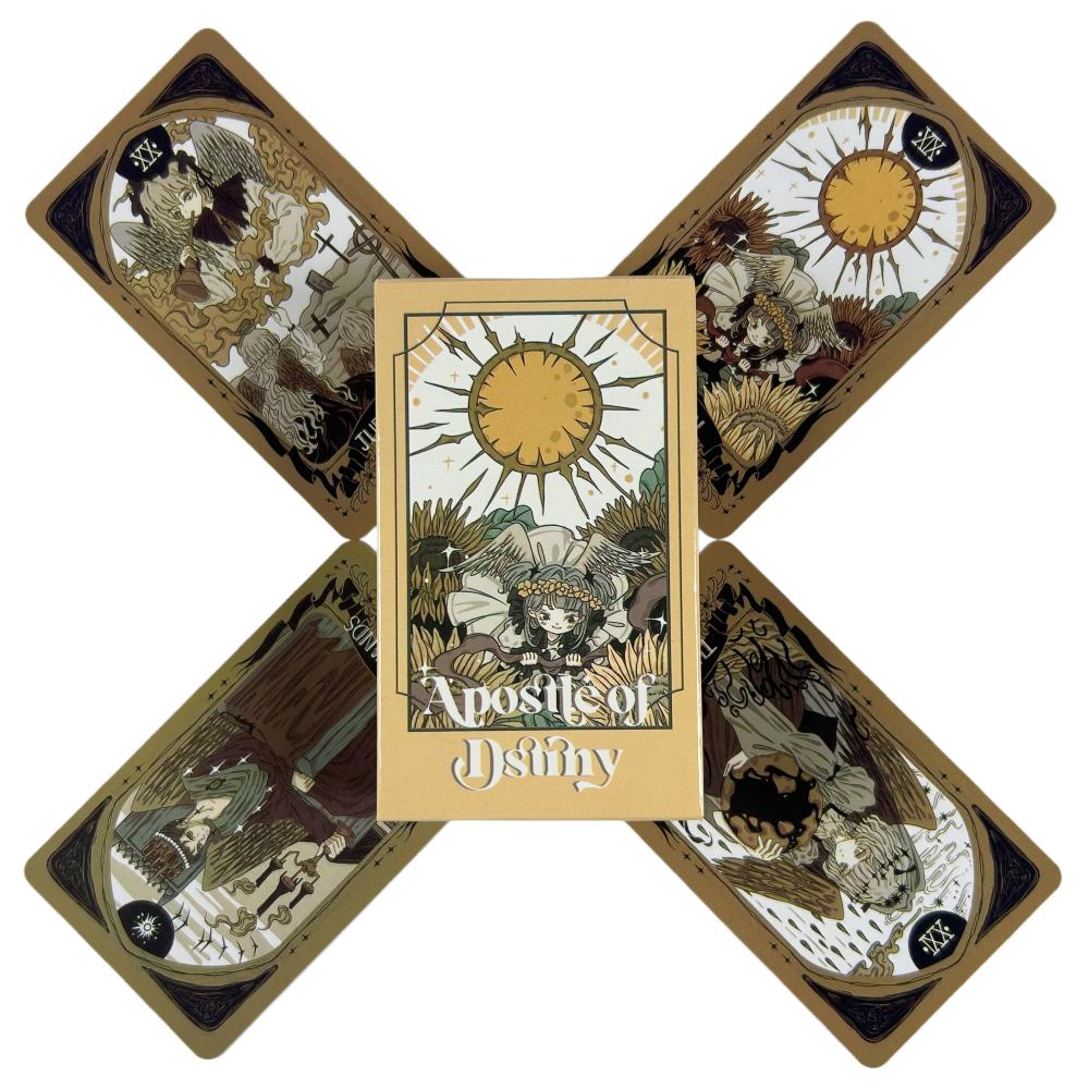 Apostle of Destiny Tarot Deck 78 Pcs Cartoon Tarot Cards 10.3*6cm Based on Original Rider System