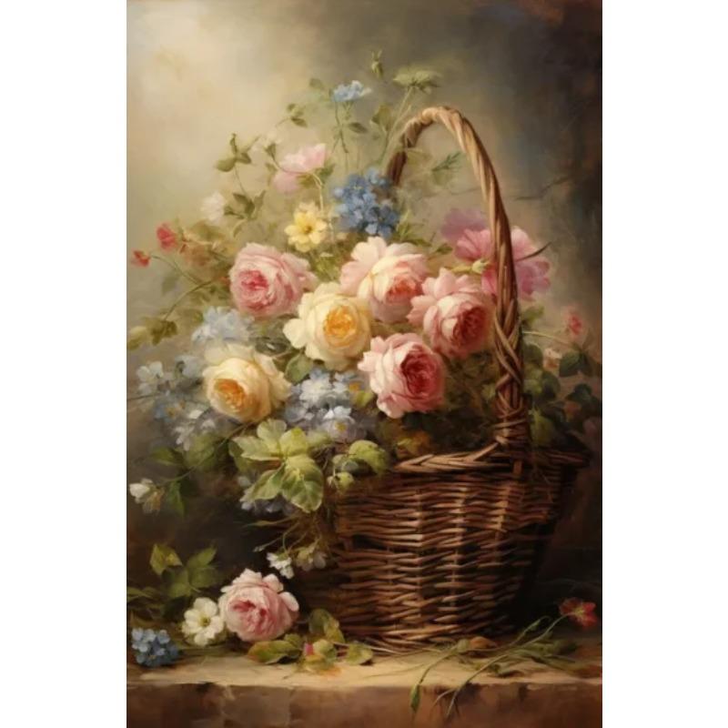 Dark Vintage Still Life Poster Prints For Living Room Home Decor Victorian Retro Flowers Fruits Picture Canvas Painting Wall Art