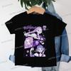 Kpop Demon Hunters Cartoon Tee Shirt Harajuku Cool Kids T-shirts Cotton Summer Tops Saja Boys Outfits Gift Baby Girl Boy Clothes