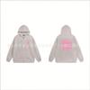 Stu Unisex Hooded Zip-Up Sweatshirt With Letter Print Fleece-Lined Oversized Fit Winter Casual Wear