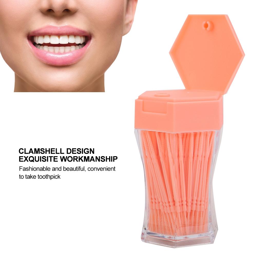 200pcs Double Head Toothpick Household Cleaning Tartar Removal Toothpick