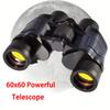 Camping Binoculars 60X60 Long Range 15000m HD High Power Telescope Tourism Binoculars Long Range Powerful Binoculars Hunting