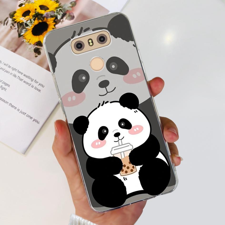 For LG G6 Plus Case LGM-G600K Phone Cases Popular Flower Soft Silicone Clear Protective Shell For LG G6 G 6 LG6 LGG6+ Back Cover