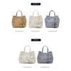 Daks Ivory Leather Flower Punching Shoulder Bag   Dcba6e587iv