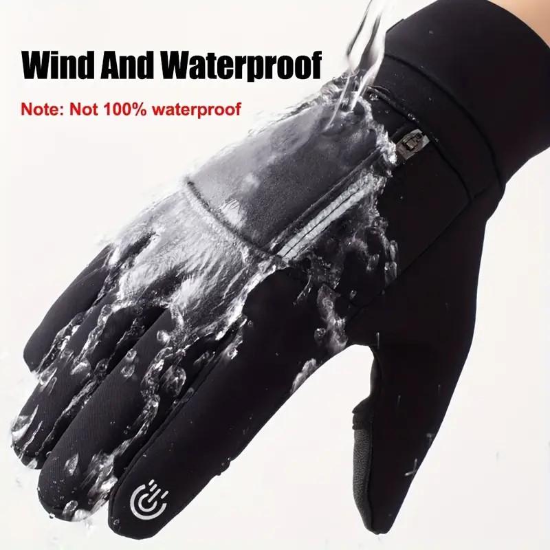 Winter Sport Gloves For Men Women Touch Screen Thermal Warm Gloves For Fishing Running Cycling Driving Cold Weather