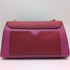 Gucci Gold Chain Shoulder Bag Crossbody Diagonal Strap 409486 Padlock Two-Tone Bicolor Pink Red Leather Women's