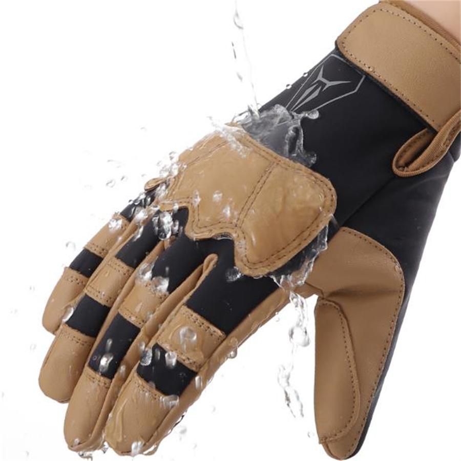 Waterproof Motorcycle Gloves, Touchscreen Anti-Slip Protective Gloves for Cycling & Outdoor Sports