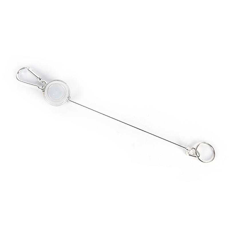 Mulitifunctional Spreader Carabiner Recoil Retractable Reel Strap Clip Keychain