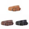 Genuine Leather Womens Belt With Metal Pin Buckle For Casual Or Office Wear