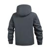 Men's Solid Color Outdoor Mountaineering Waterproof Windproof Fleece Jacket Outdoor Jacket