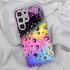 Color water droplet electroplated glass phone case suitable for Samsung Galaxy S26 S25 S24 S23 S22 S20 FE/Ultra/Plus anti drop