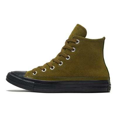 Chuck Taylor All Star Retro Casual High-Top Canvas Shoes Unisex Sneakers Olive-Green 168705C