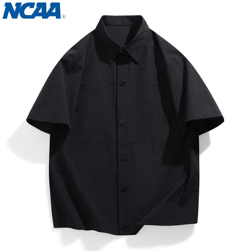 NCAA Men s Summer Ice Silk Short Sleeve Shirt 2XL