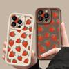 Luxury Fruits Pattern Phone Case For iPhone 16 16e 15 14 13 12 Pro Max Plus 11 Clear TPU Shockproof Cover