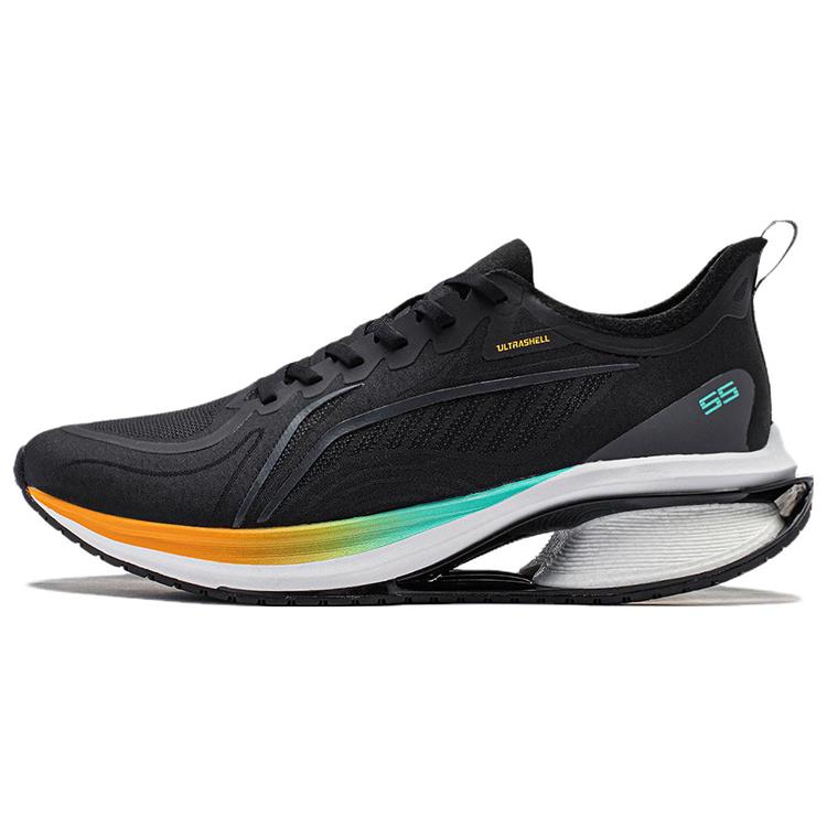 

Li Ning WuShi 5S 3.0 Cushioning Low top Long Distance Running Shoes Men s Black ARST049-2 42