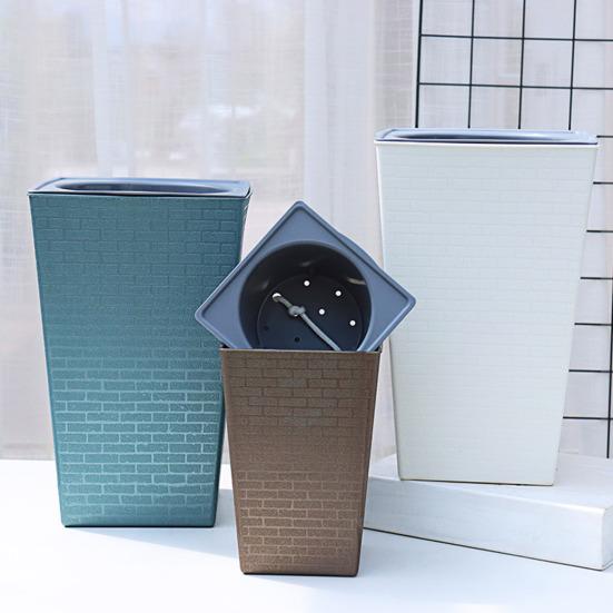 Self-Watering Plant Pot with Drainage Holes Automatic Watering Flowerpot Water Storage Planter for Indoor Outdoor Plants