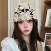 Breathable Pullover Cold Hat Hand-crocheted Beret Cap Fashion Knitted Beanie Cap  Women